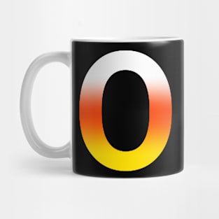 Fire Letter O Mug